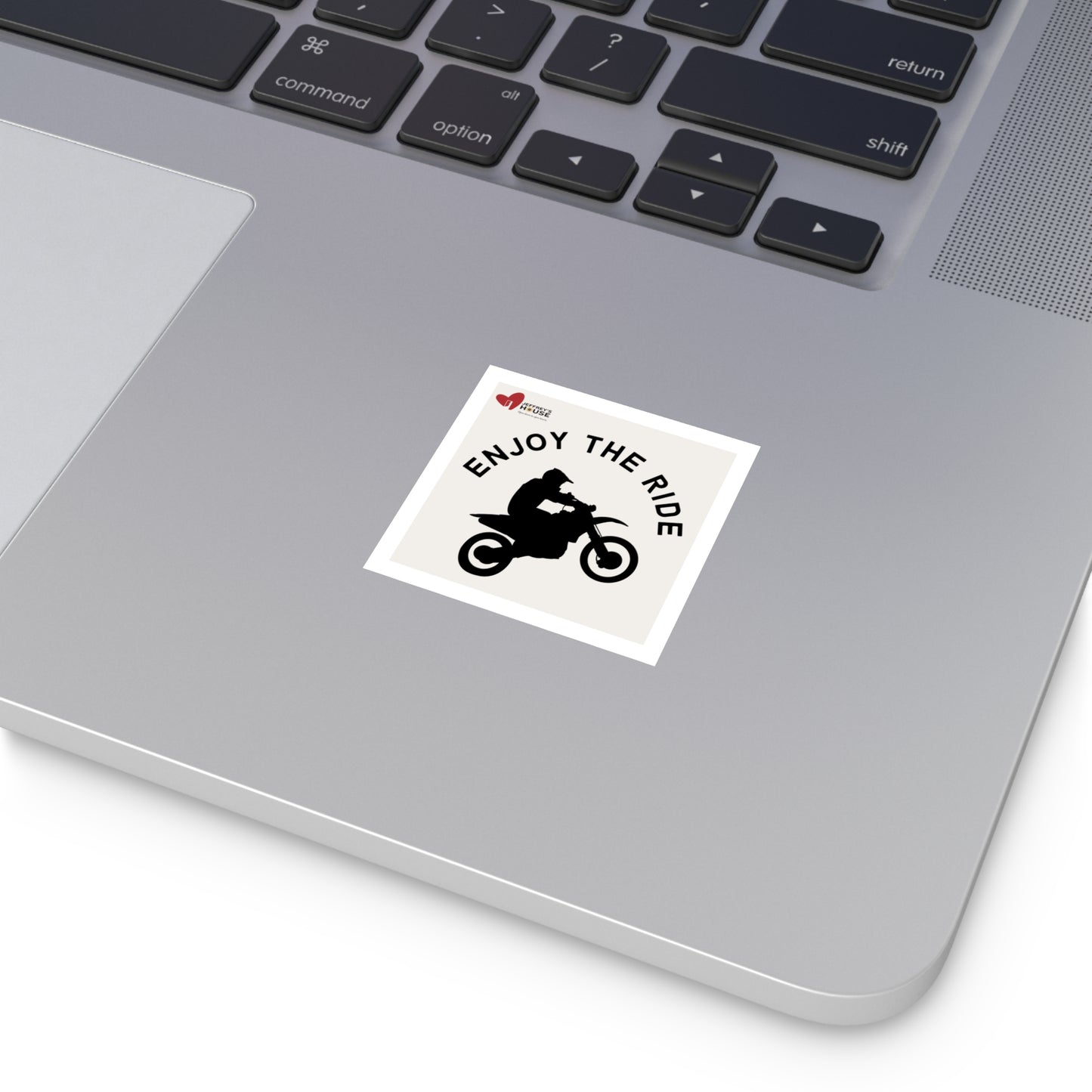 Enjoy the Ride Square Vinyl Sticker