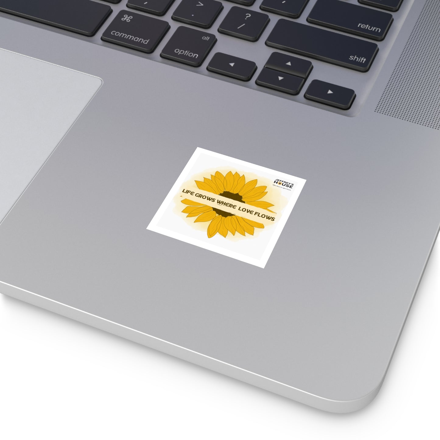 Sunflower Square Vinyl Sticker
