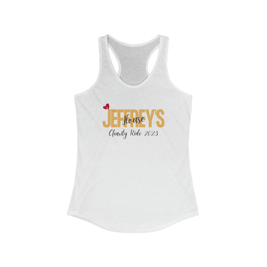 Jeffrey's House Charity Ride Women's Racerback Tank