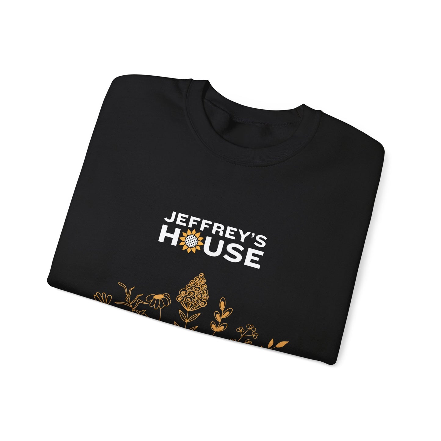 Jeffrey's House Floral Unisex Heavy Blend™ Crewneck Sweatshirt