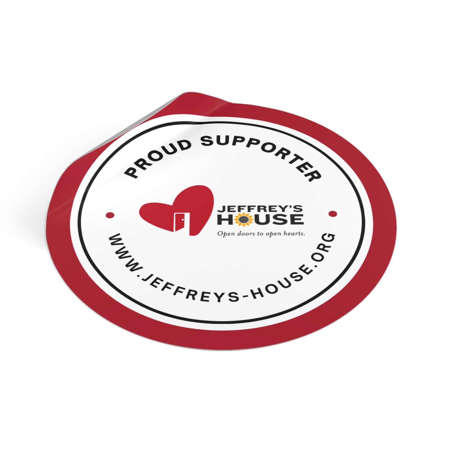 Proud Supporter Round Sticker